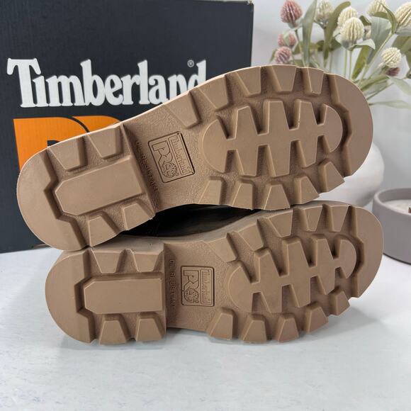 Timberland PRO Sawhorse 6" Composite Safety Toe Boots Brown Men 5.5M NWB - Picture 6 of 10